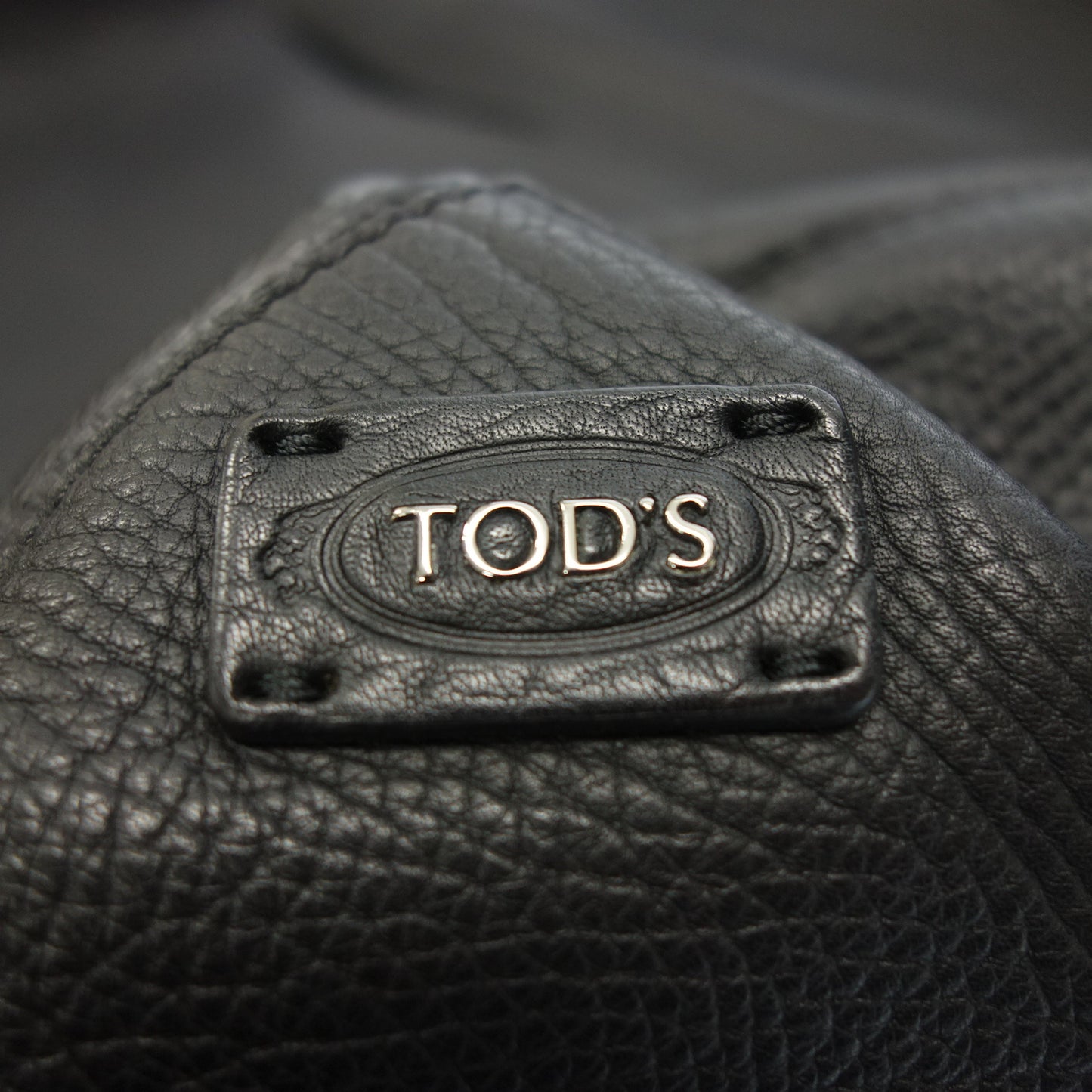 TOD'S 单肩包 粒面皮革 黑色 TOD'S [AFE12] [二手] 