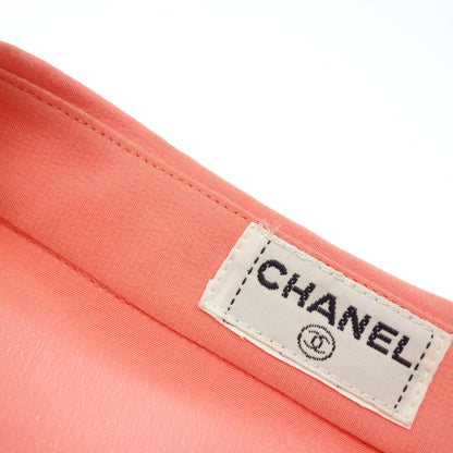 Used ◆CHANEL Shirt Silk Vintage Logo Button Ladies Pink CHANEL [AFB1] 