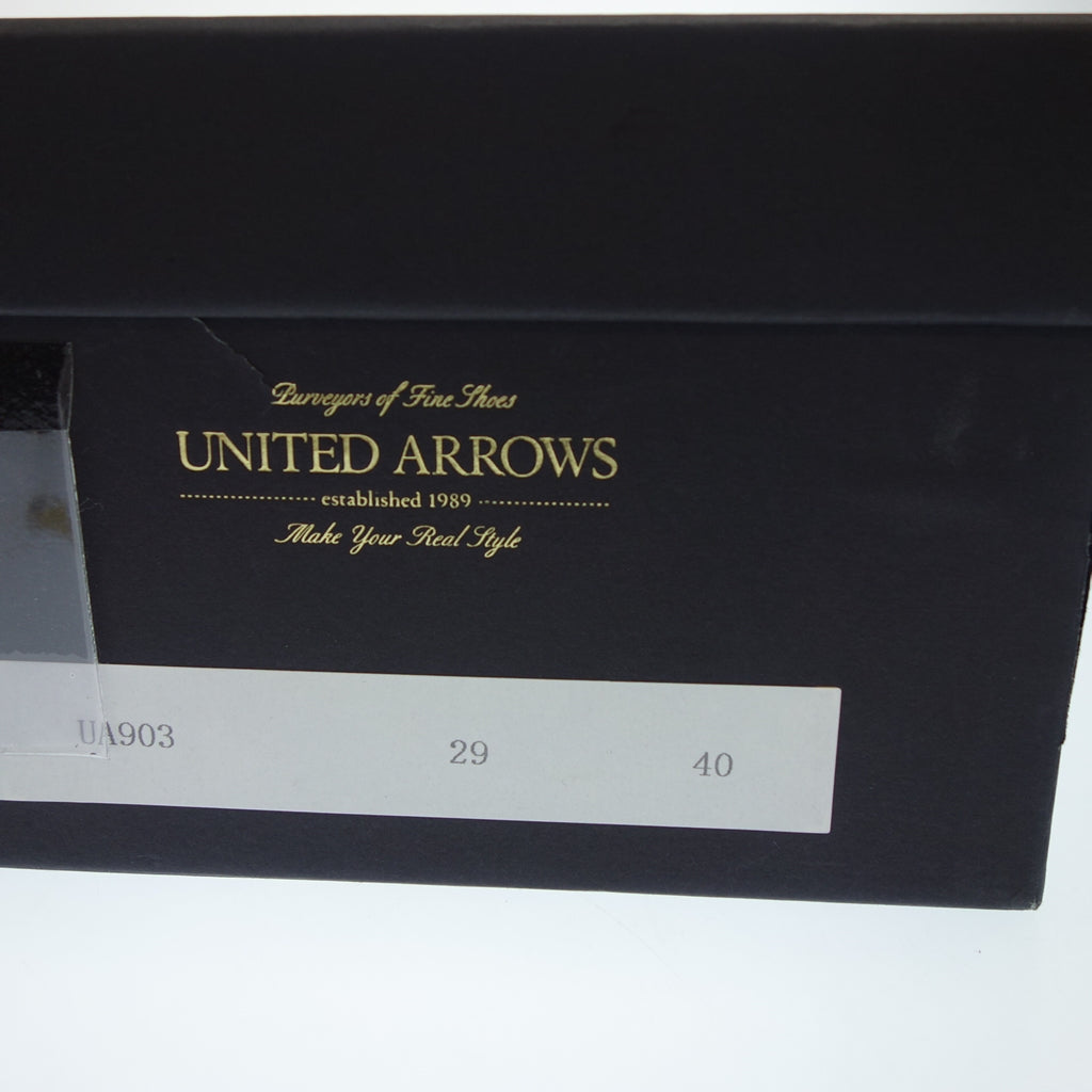 新品同様◆ユナイテッドアローズ ベルジャンシューズ スリッポン オリジナル UA903 スエード メンズ 40 ブラウン UNITED ARROWS【AFD9】