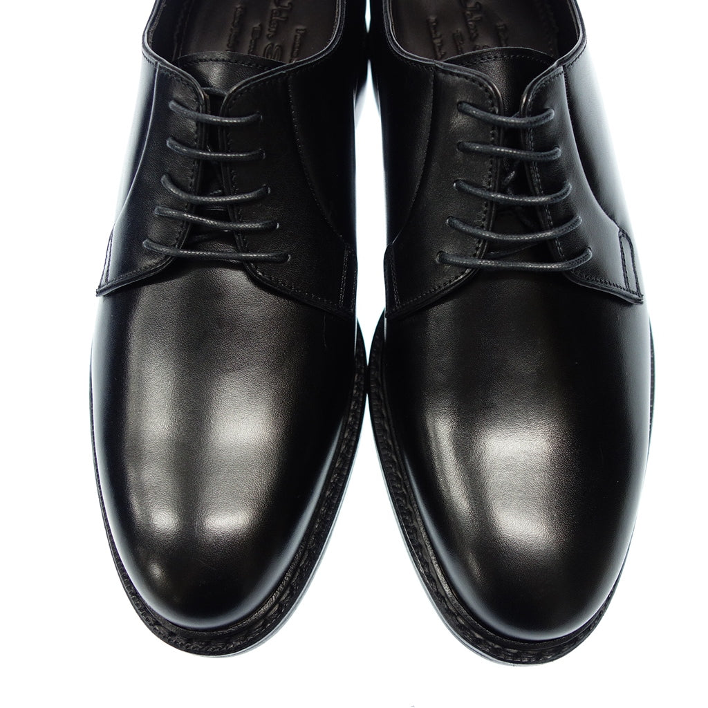 Like new◆JALAN SRIWIJAYA Leather Shoes 98651 Plain Toe Men's Size 7 Black JALAN SRIWIJAYA [AFD8] 