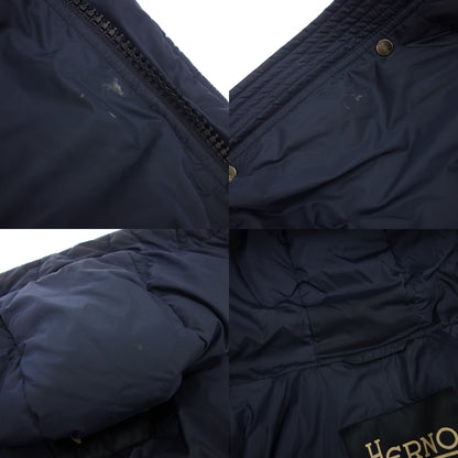 ヘルノ ダウンコート ポーラテックジャケット メンズ 48 ネイビー HERNO【AFA13】【中古】