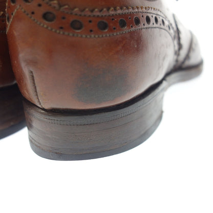 Used Church's Leather Shoes Chet Wind Full Brogue 3 Cities Men's Brown Size 6 Church's [AFC45] 