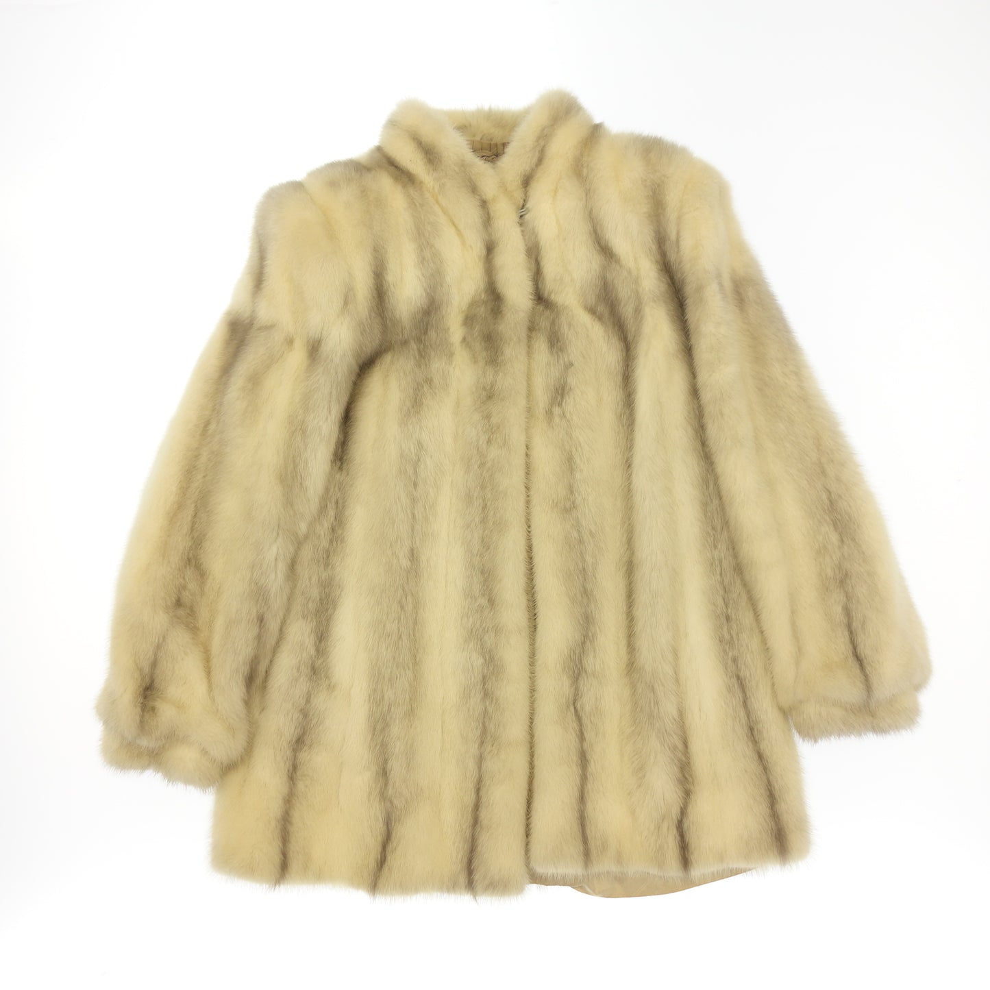 Used ◆Fureure coat mink semi-long shawl collar size 11 off-white fourrure [AFF20] 