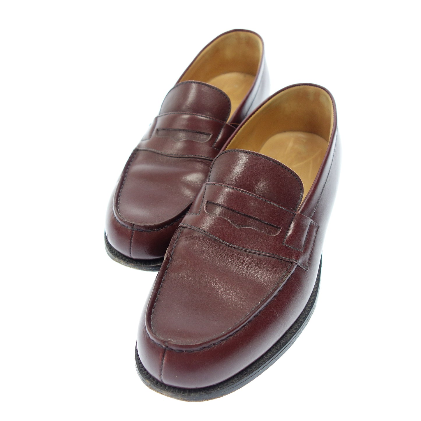 Used ◆JM Weston Signature Loafer 180 Men's Burgundy 4D JMWESTON [LA] 