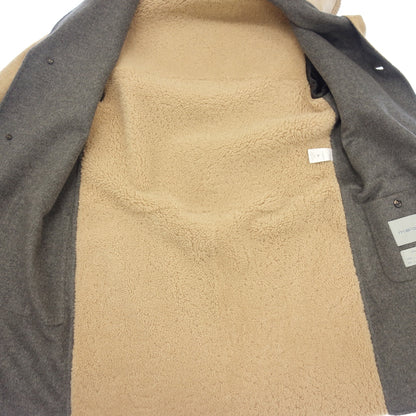 Good condition ◆ Maro Hooded Coat 100% Cashmere Men's Beige Size 50 malo [AFA15] 