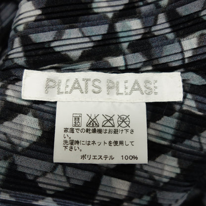 プリーツプリーズ ワンピース ノースリーブ 総柄 レディース マルチカラー ３ PLEATS PLEASE【AFB42】【中古】