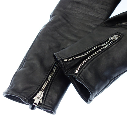 極美品◆ルイスレザー レザージャケット ダブル ライダース サイクロン サイズ34 黒 Lewis Leathers【AFG1】