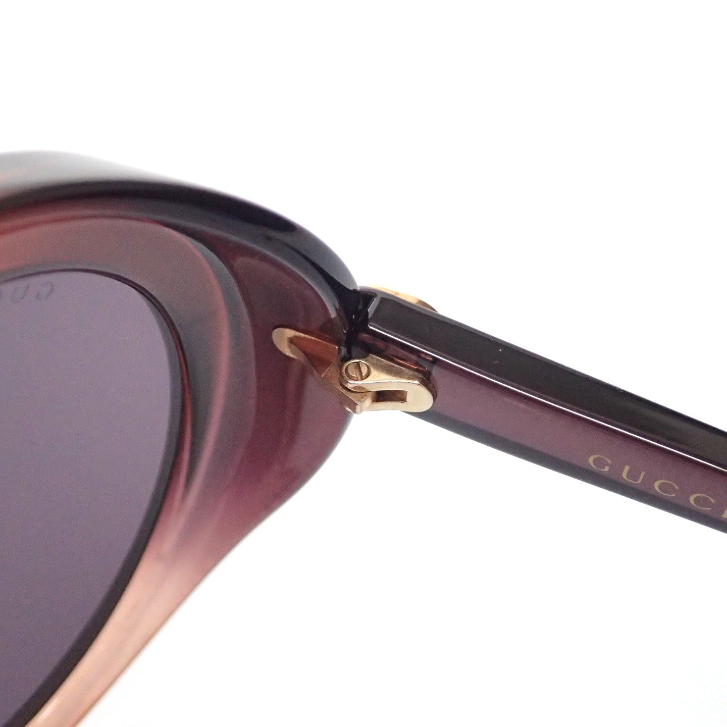 Unused ◆ Gucci sunglasses colored lenses 53□24-135 GG0367S Purple with case Ladies GUCCI [AFI11] 