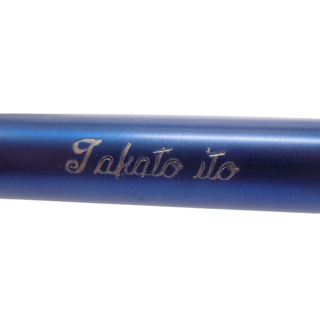 Used ◆Parker Ballpoint Pen Twist Type with Name Blue PARKER [AFI2] 