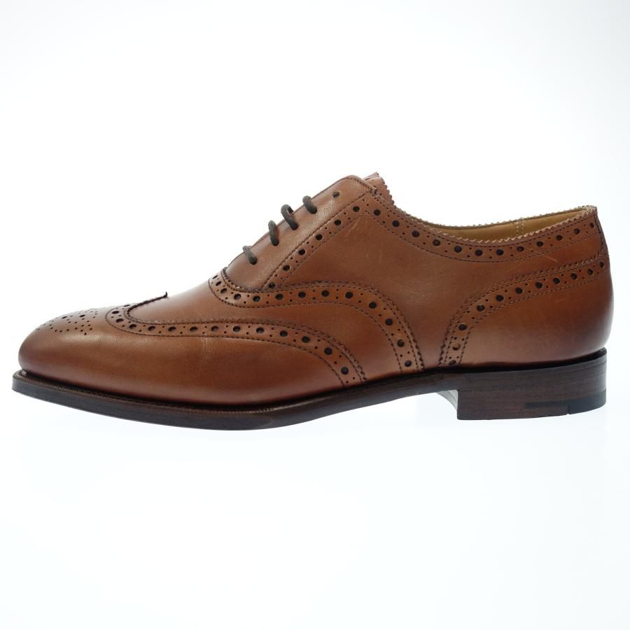 跟新的一样◆Grenson 皮鞋全布洛克 22356 BATH 男式尺码 8 棕色 Grenson [LA] 