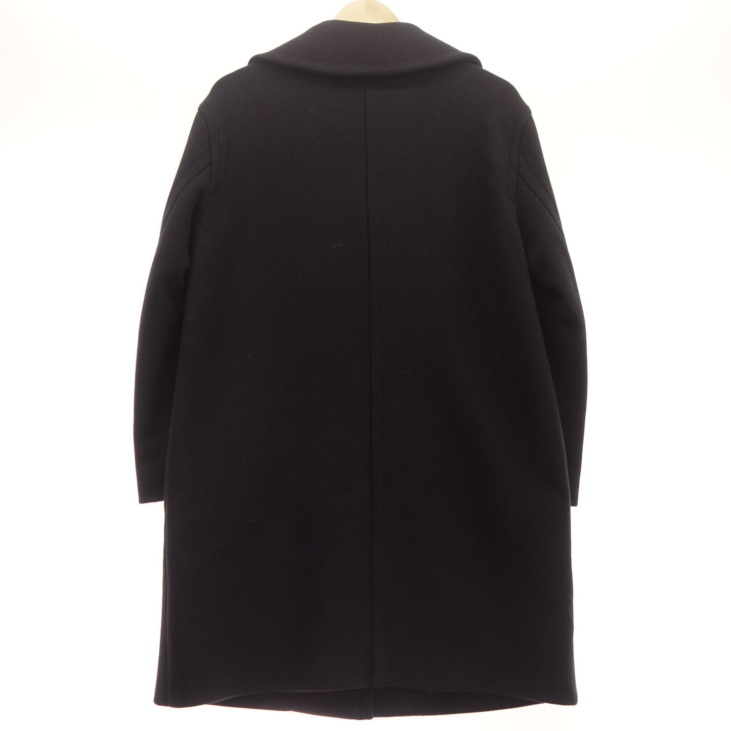 Used Mackintosh Melton Coat Size 8 Made in England Women's Black MACKINTOSH [AFA20] 