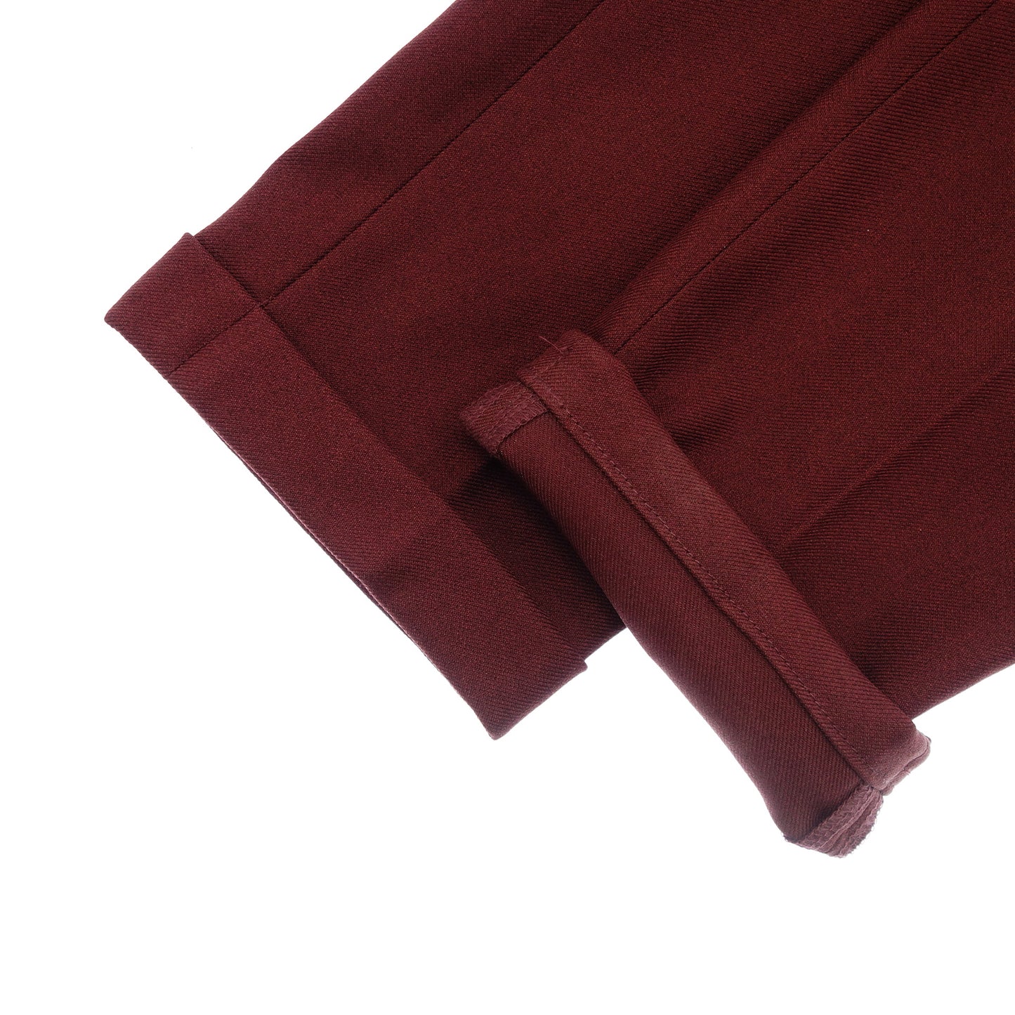 Good condition ◆ Mr. Olive Pants Trousers Polyester Twill Fabric Men's Wine Red Size XS Mr. OLIVE [AFB24] 