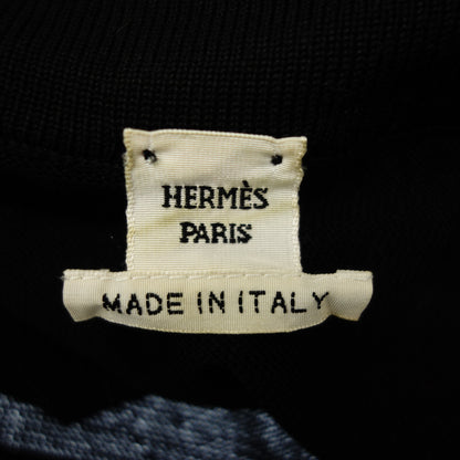 Hermes Knit Skirt Silk Women's Black 42 HERMES [AFB22] [Used] 