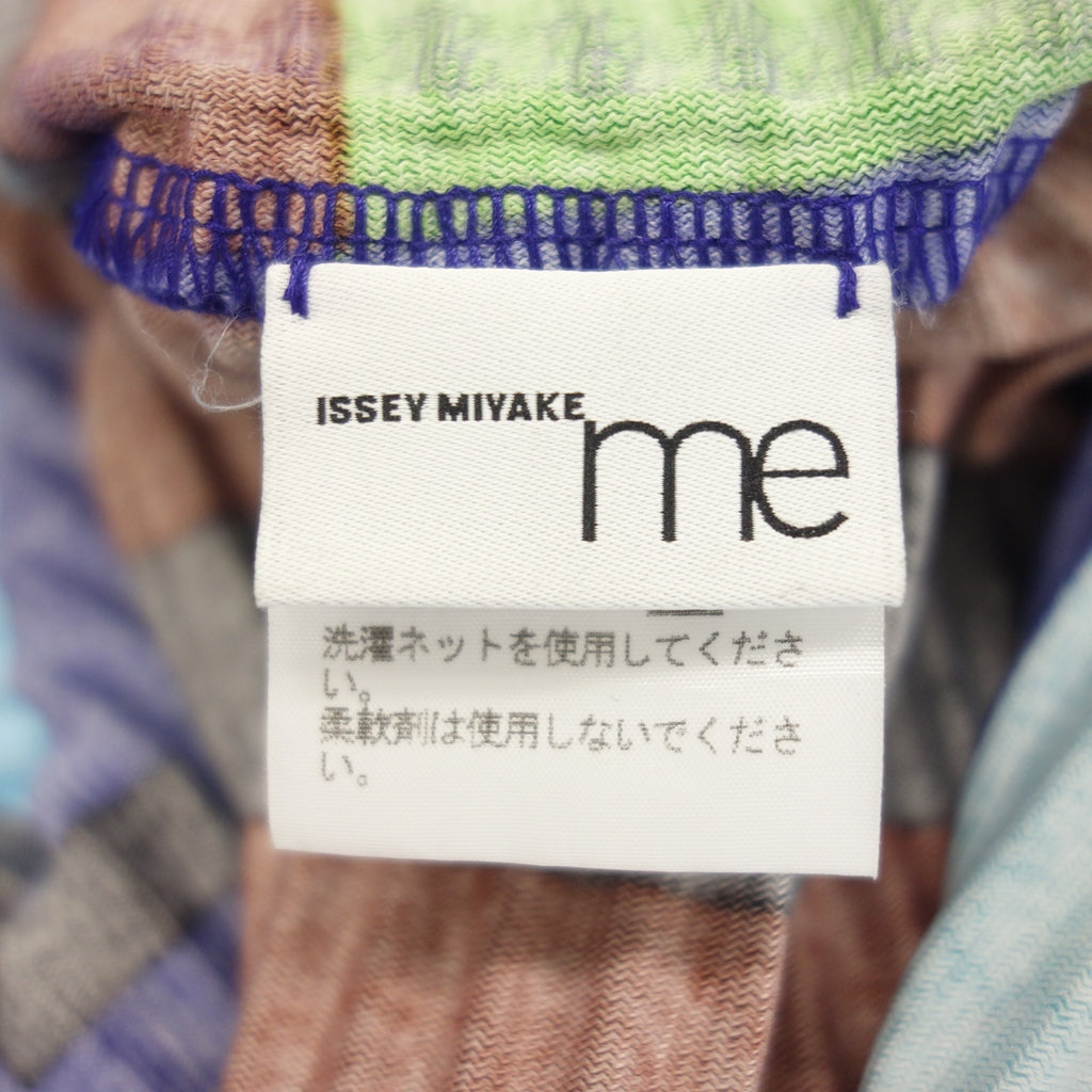 Very good condition ◆ ISSEY MIYAKE me all-over pattern dress ladies multicolor MI83JH492 ISSEY MIYAKE me [AFB25] 