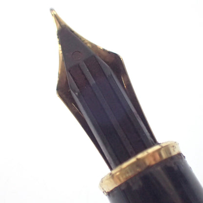 二手 ◆万宝龙 Meisterstuck 钢笔 4810 14K585 黑色 x 金色 MONTBLANC [AFI8] 