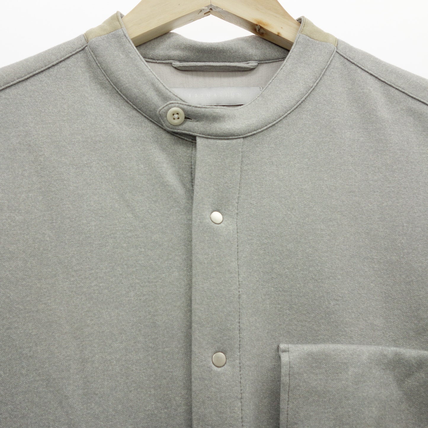 ESTNATION Jacket Silver Rayon Men's Light Gray L ESTNATION [AFB28] [Used] 