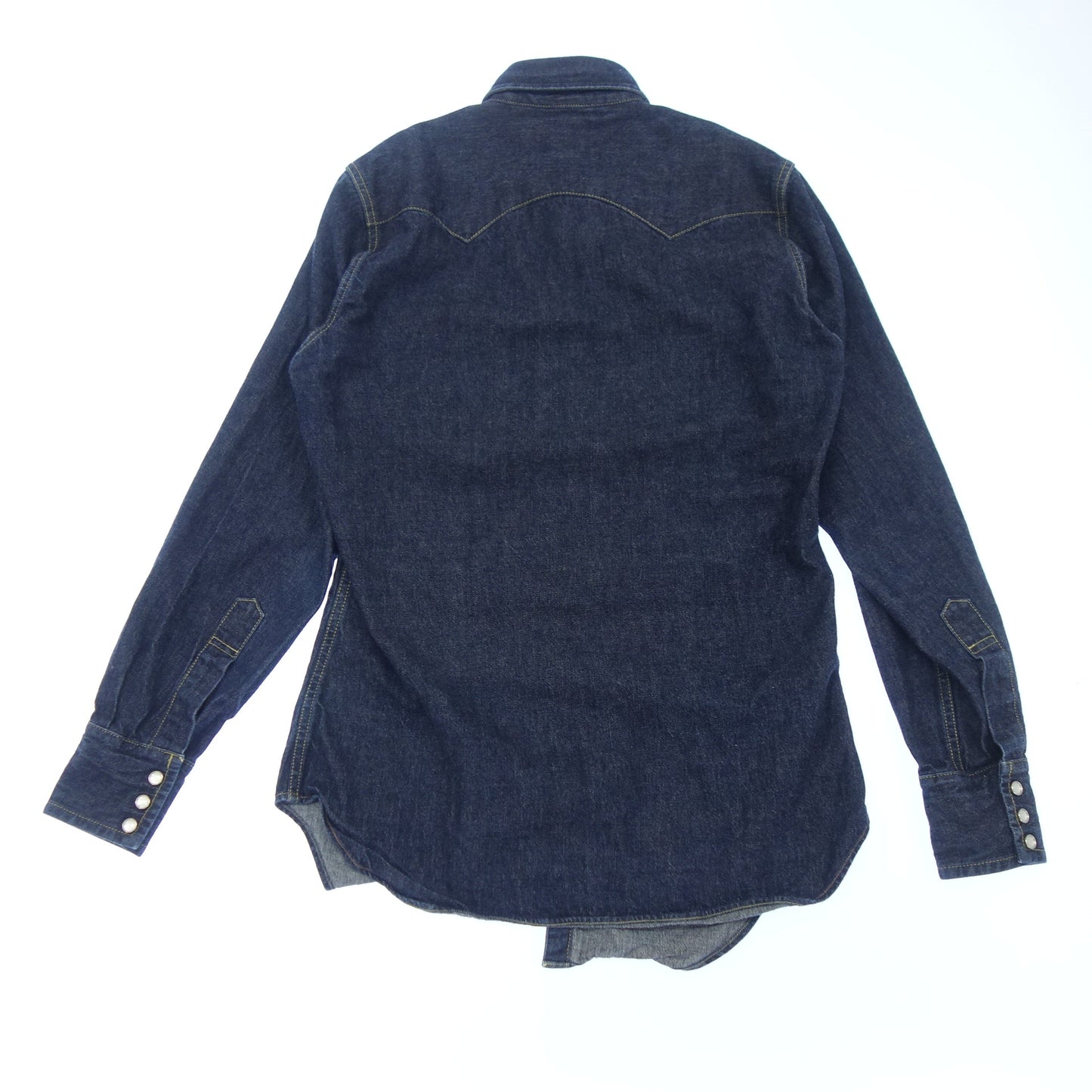 BRYSELAND'S Denim Western Shirt Men's Indigo 38 BRYSELAND'S [AFB42] [Used] 