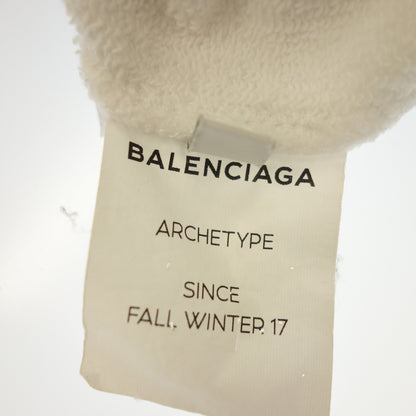 中古◆バレンシアガ プルオーバーパーカー 胸ロゴ 492249 メンズ サイズXS ホワイト BALENCIAGA【AFB14】