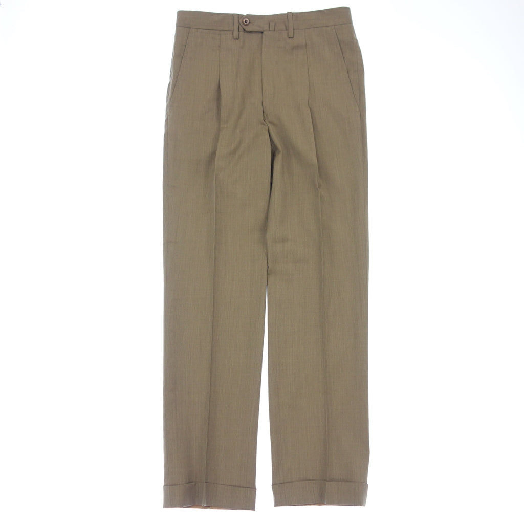 Good condition ◆ Ermenegildo Zegna slacks wool men's brown size 44 Ermenegildo Zegna [AFB20] 