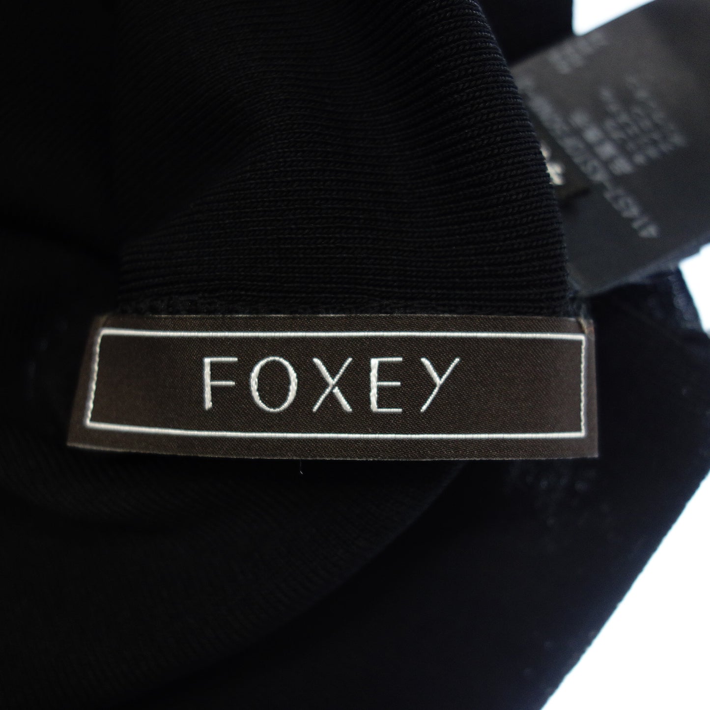 Very good condition ◆ FOXEY BOUTIQUE T-shirt Jelly Bean 41457 Women's Black Size 40 FOXEY BOUTIQUE [AFB31] 