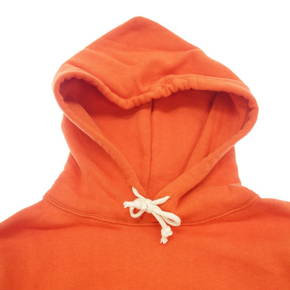 Good condition ◆ WAREHOUSE × BEAMS PLUS hoodie rib length orange men's size 38 WAREHOUSE × BEAMS PLUS [AFB26] 