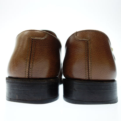 二手 ◆John Lobb 双搭扣鞋 William Old Logo 236 Last 男式 5.5 棕色 JOHN LOBB WILLIAM [AFC20] 