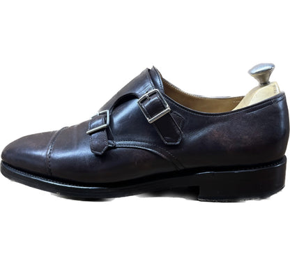 Used ◆John Lobb Leather Shoes Double Monk William UK6D Brown JOHN LOBB 