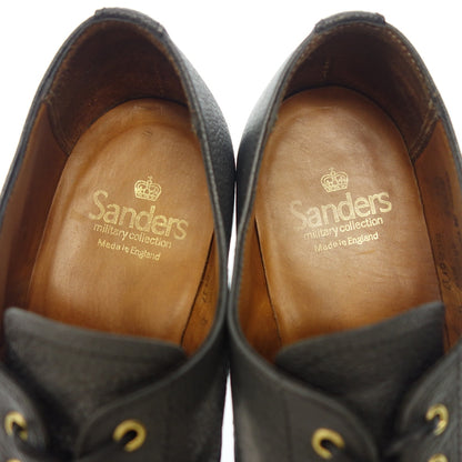 状况良好◆Sanders 皮鞋 8803GG 直头粒面皮革男式 8 码灰色 SANDERS [AFC30] 