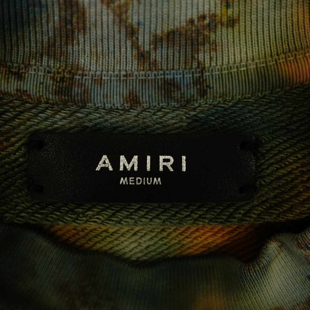 美品◆アミリ スウェット 総柄 メンズ マルチカラー コットン サイズM AMIRI【AFB2】