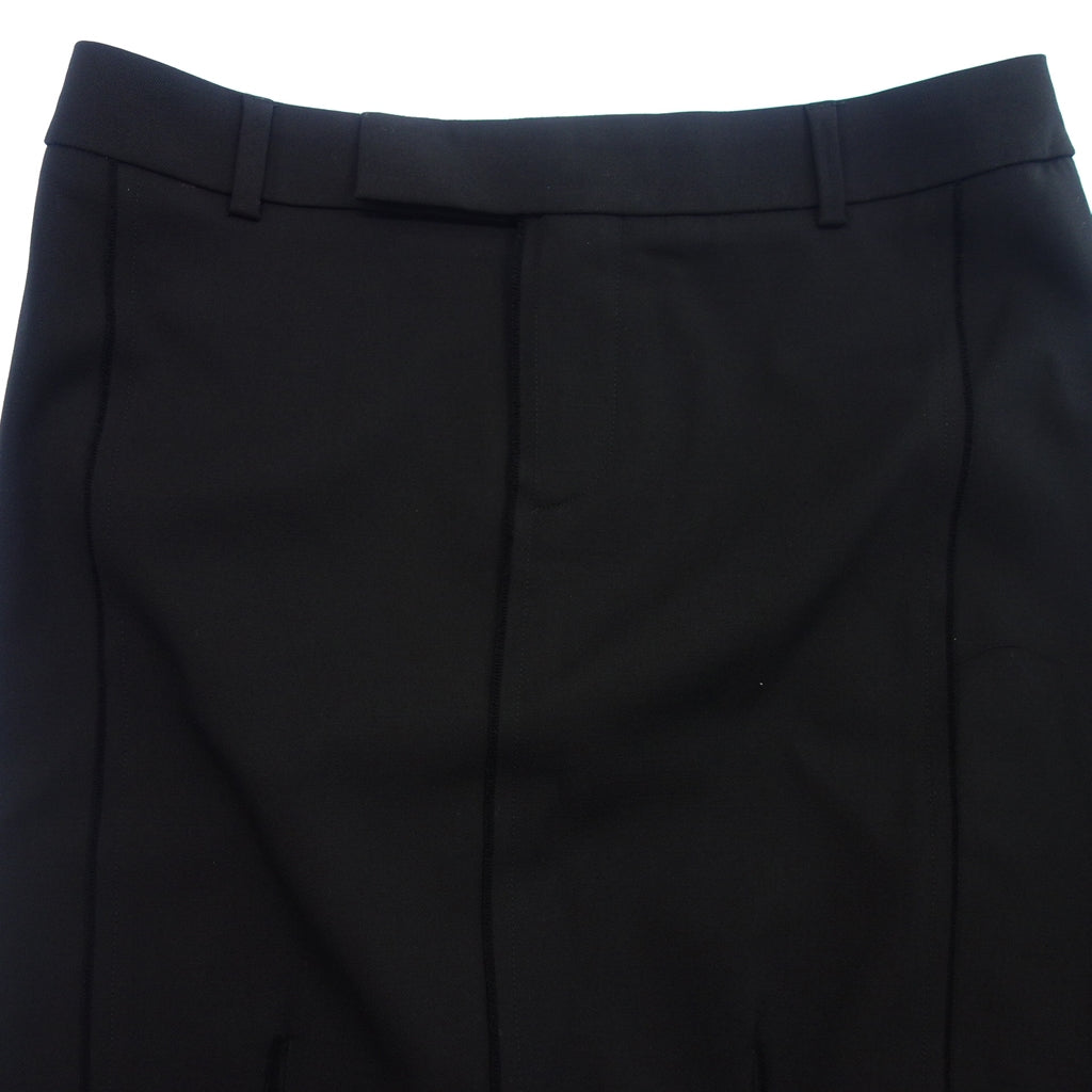 Good Condition◆Tom Ford Trimmed Wool Skirt Women's Black 40 TOM FORD [AFB18] 