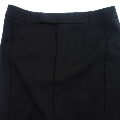 Good Condition◆Tom Ford Trimmed Wool Skirt Women's Black 40 TOM FORD [AFB18] 