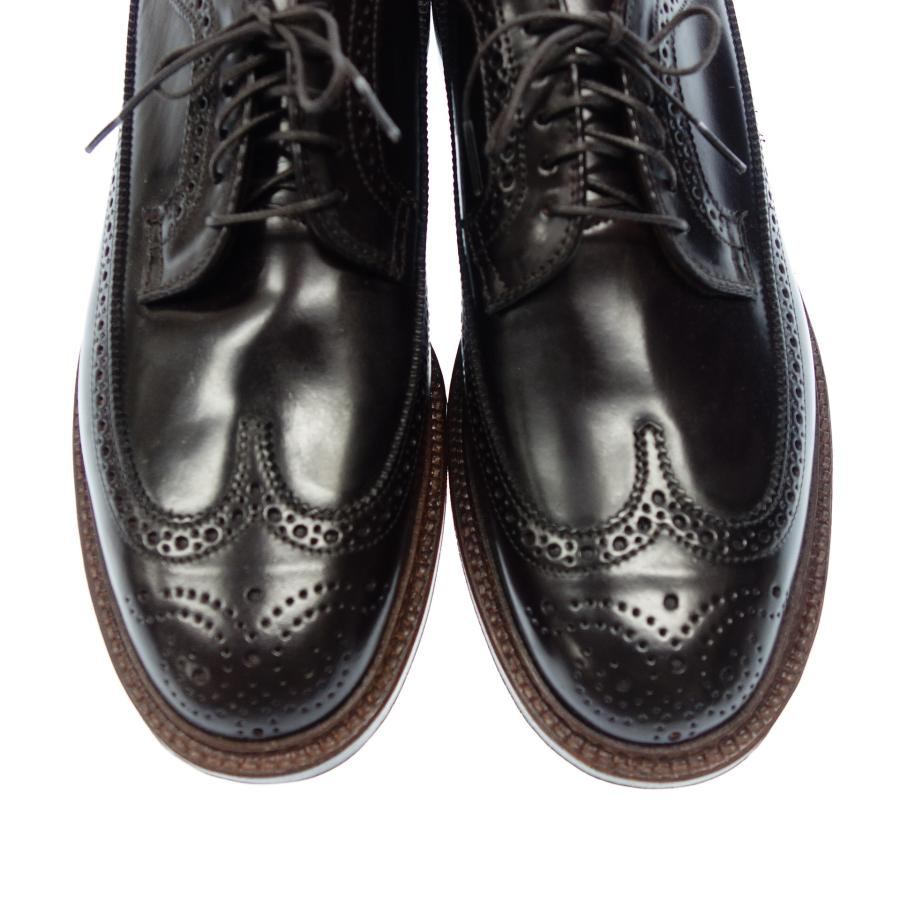 跟新一样◆Alden 皮鞋 Barry Last D5511 Cordovan 长翼 BRICK &amp; MORTAR 定制男式棕色尺码 US9D ALDEN [LA] 