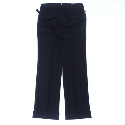 Very good condition ◆Pty Zero Uno Slacks Wool Side Adjuster Men's 44 Black PT01 [AFB12] 