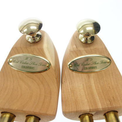 Good condition ◆ [Set] Columbus Shoe Tree Men's 40 Set of 2 Wooden COLUMBUS [AFD10] 