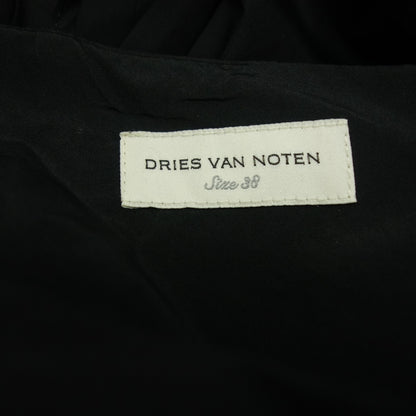 状况良好◆Dries Van Noten 连衣裙保加利亚制造 100% 聚酯纤维女式 38 码黑色 DRIES VAN NoteN [AFB1] 