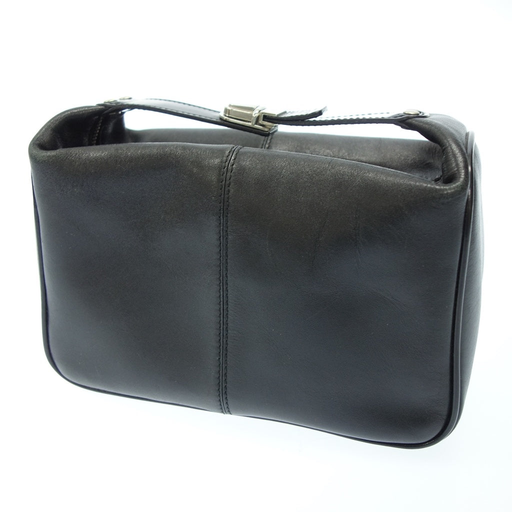 Used ◆Tod's Pouch Bag Black TOD'S [AFE2] 