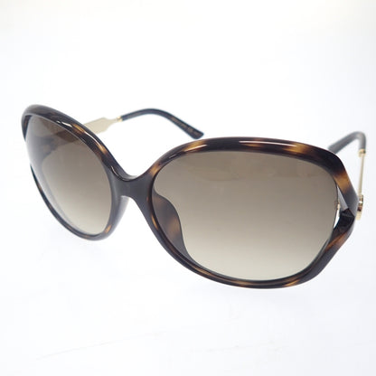 Unused ◆ Gucci sunglasses teardrop color lens Sherry line 62□15-130 GG0009S with case brown x brown gold tortoiseshell pattern GUCCI [AFI2] 