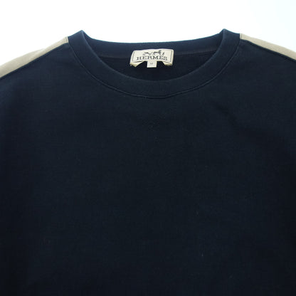 Hermes sweatshirt sleeve design men's navy M HERMES [AFB1] [Used] 