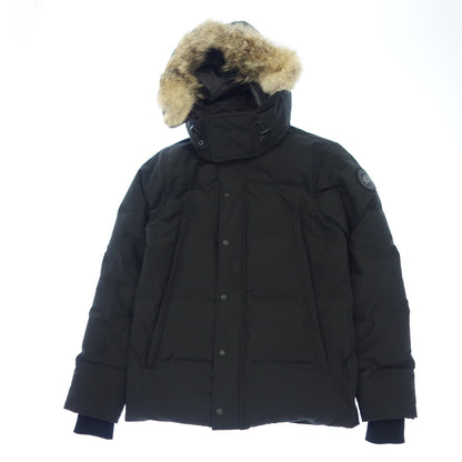 状况良好◆加拿大鹅羽绒服 Windham 派克大衣黑标 3808MB 男士黑色尺码 XS CANADA GOOSE [AFA18] 