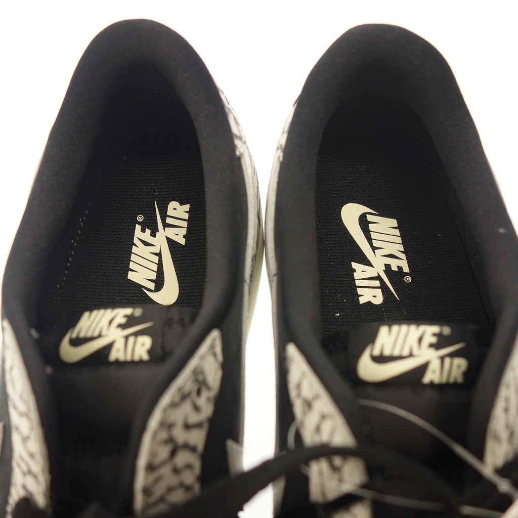 Unused◇NIKE Sneakers Air Jordan 1 Retro Low Black Cement CZ0790