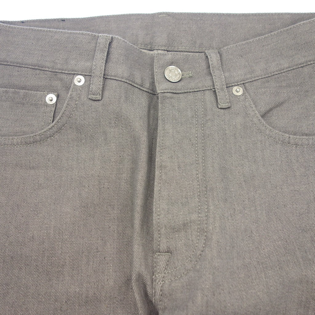 Very good condition ◆ Berluti denim pants lining calligraphy men's size 44 gray Berluti [AFB48] 