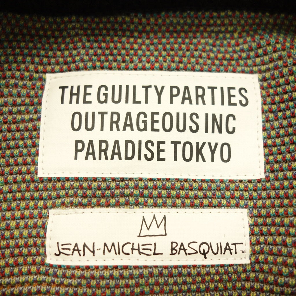 状况非常好◆WACKO MARIA Jean-Michel Basquiat 针织毛衣 22AW 男式多色尺码 M 全身图案 WACKO MARIA Jean-Michel Basquiat [AFB15] 