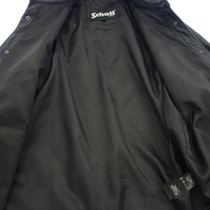 Good condition ◆ Schott Leather Coach Jacket Sheepskin 3111064 Black Size M Men's Schott [AFG1] 