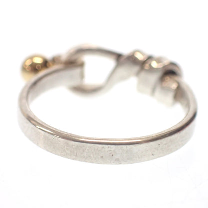 Good condition◆Tiffany ring flat wire combination SV925 silver TIFFANY &amp;Co. [LA] 