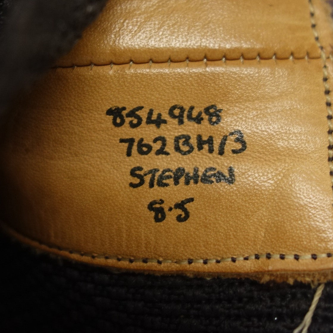 Tricker's Side Gore 靴子绒面革 STEPHEN 男式 8.5 棕色 Tricker's [AFC28] [二手] 