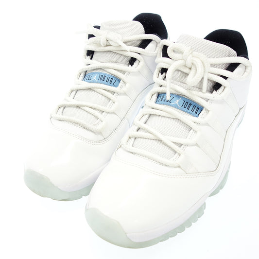 Good Condition◆Nike Sneakers Air Jordan 11 Low Legend Blue AV2187 117 Men's White 27.0cm Nike Air Jordan [AFD3] 