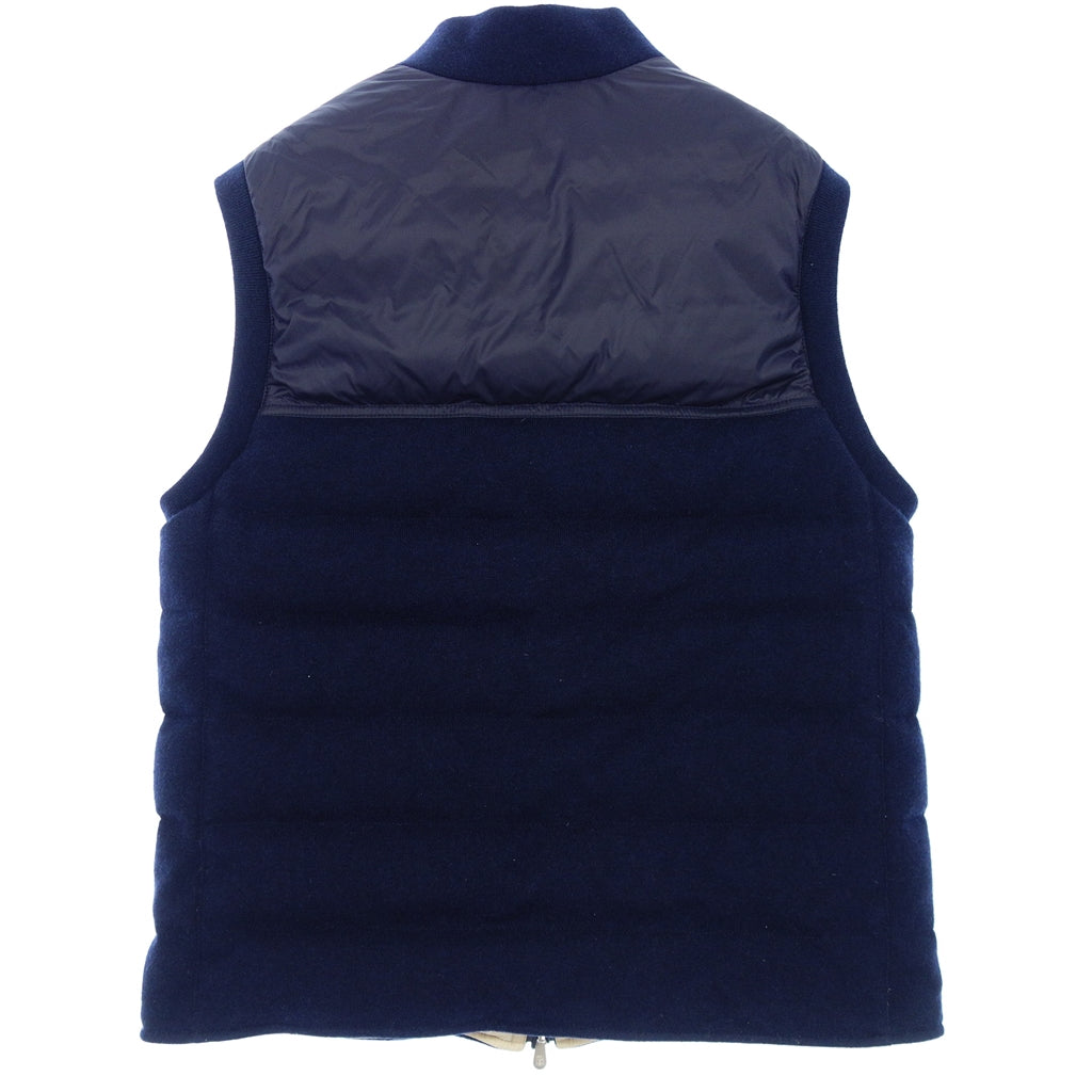 Used◆Brunello Cucinelli Down Vest Cashmere Men's Size 46 Navy BRUNELLO CUCINELLI [AFA18] 