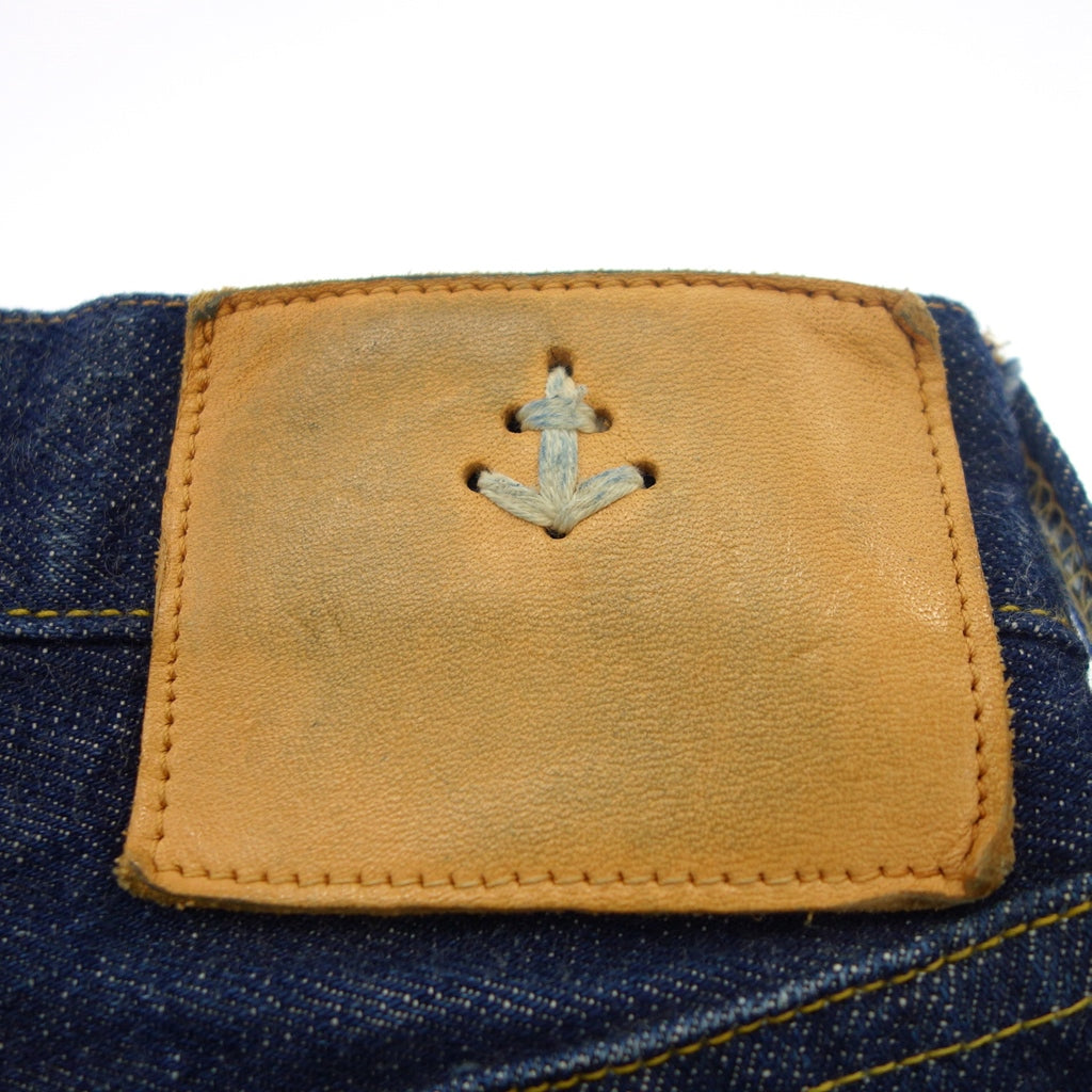 Good condition ◆ Bowery Blue Makers Denim Men's 27 Navy BOWERY BLUE MAKERS [AFB25] 