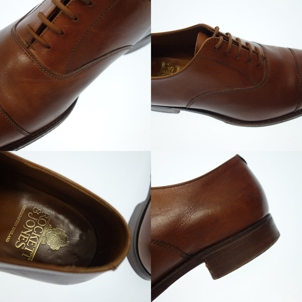 二手 Crockett &amp; Jones 皮鞋 TEMPLE 8624 Straight Tip 男式 7 棕色 Crockett &amp; Jones [AFC47] 