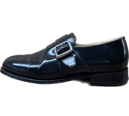 美品◆チャーチ レザーシューズ シングルモンク WESTBURY UK6G ブラック Church's